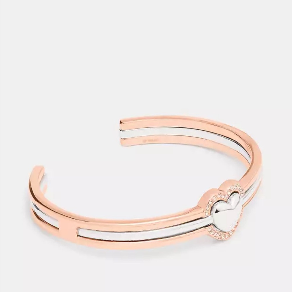 Coach Halo Heart Bangle - Picture 2 of 7